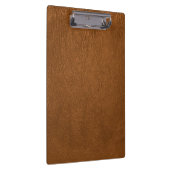 茶色の牛革のテクスチャの外観 クリップボード (右)