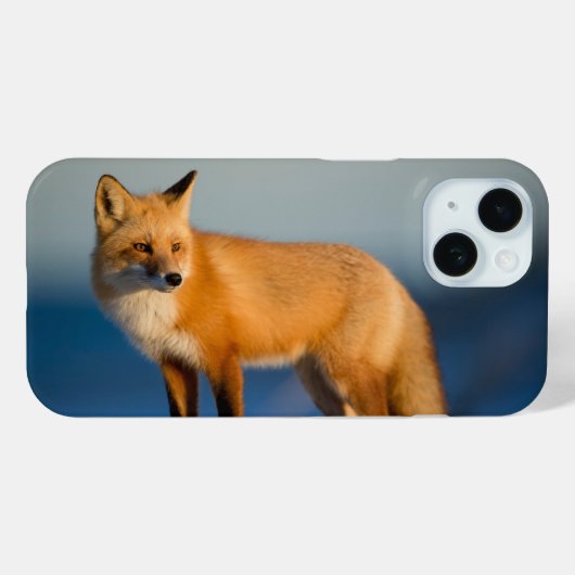 茶色の狐 Case-Mate iPhoneケース (裏面 (横))