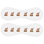 茶色の猫の漫画 ソフトボール (パネル)