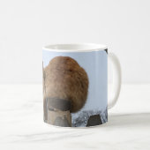 茶色の猫 コーヒーマグカップ (正面右)