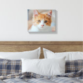 茶色の猫 | Zazzle_Growshop。 キャンバスプリント (インサイチュ (寝室))