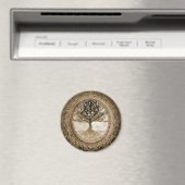 茶色の生活様式の木 マグネット (インサイチュ (食洗機))