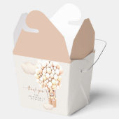 茶色の男女兼用クマの風船の好意ボックス フェイバーボックス (オープン)