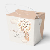 茶色の男女兼用クマの風船の好意ボックス フェイバーボックス (裏面サイド)