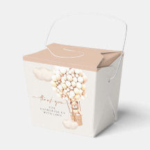 茶色の男女兼用クマの風船の好意ボックス