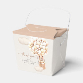 茶色の男女兼用クマの風船の好意ボックス フェイバーボックス