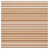茶色の白いストライプ織物 ファブリック (見本)
