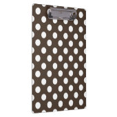 茶色の白い水玉模様 クリップボード (右)