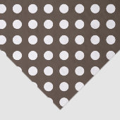 茶色の白い水玉模様 薄葉紙 (詳細)