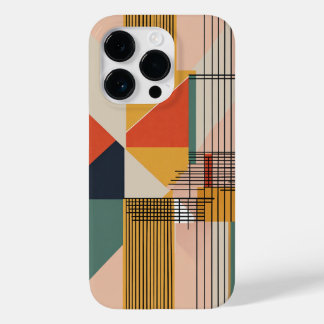 茶色の白と黒の青の小さな線 Case-Mate iPhone 14 PROケース