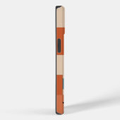 茶色の白と黒の青の小さな線 Case-Mate iPhoneケース (裏面 / 右)