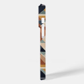 茶色の白と黒の青 Case-Mate iPhoneケース (裏面 / 左)