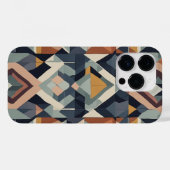 茶色の白と黒の青 Case-Mate iPhoneケース (裏面 (横))