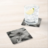 茶色の目のスーザン花 スクエアペーパーコースター (インサイチュ)