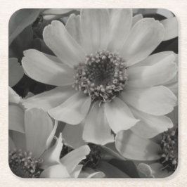 茶色の目のスーザン花 スクエアペーパーコースター