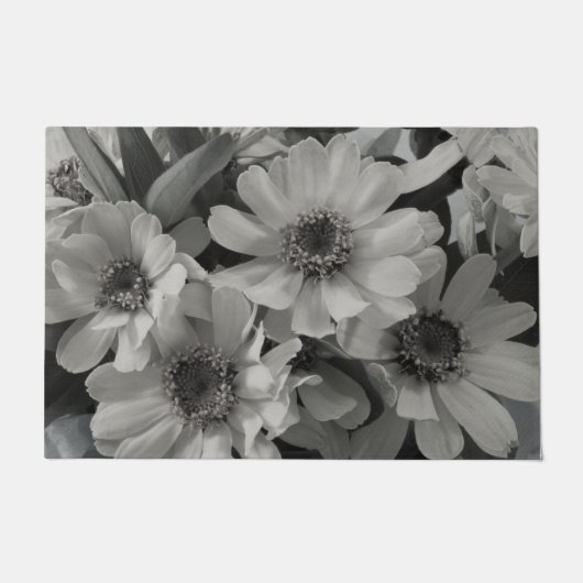 茶色の目のスーザン花 ドアマット (正面)