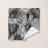 茶色の目のスーザン花 バスタオルセット (ウォッシュタオル)