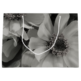 茶色の目のスーザン花 ラージペーパーバッグ