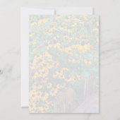 茶色の目をしたスーザンのLOVE ウェディング招待状 招待状 (裏面)