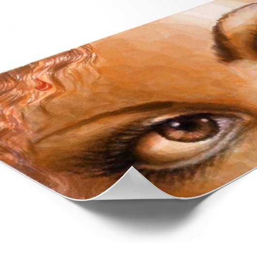 茶色の目 ポスター (角)