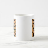 茶色の目、目の色 コーヒーマグカップ (中央)