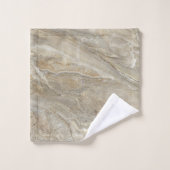 茶色の石のテクスチャ バスタオルセット (ウォッシュタオル)