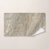 茶色の石のテクスチャ バスタオルセット (ハンドタオル)