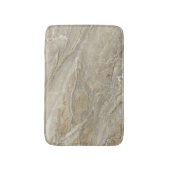 茶色の石のテクスチャ バスマット (正面縦)