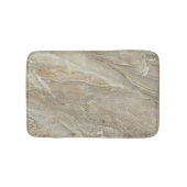 茶色の石のテクスチャ バスマット (正面)