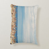 茶色の砂のビーチ アクセントクッション (裏面(縦))