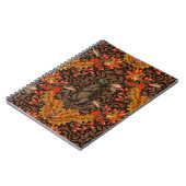 茶色の秋のうさぎ ノートブック (左側)