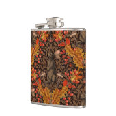 茶色の秋のうさぎ フラスク (左)