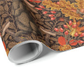 茶色の秋のうさぎ ラッピングペーパー (ロールコーナー)