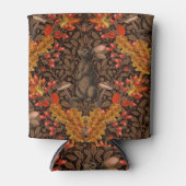 茶色の秋のうさぎ 缶クーラー (正面)