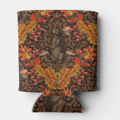 茶色の秋のうさぎ 缶クーラー (裏面)