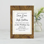 茶色の秋のシダ 招待状 (スタンド正面)