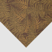 茶色の秋のシダ 薄葉紙 (詳細)