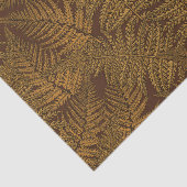 茶色の秋のシダ 薄葉紙 (詳細)