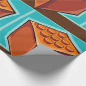 茶色の立方体 ラッピングペーパー