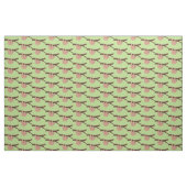 茶色の笑顔のナマケモノとハート鼻ファブリック ファブリック (ファットクウォーター)