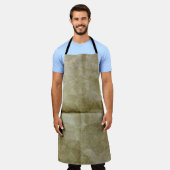 茶色の紙のしわ。紙バックグラウンド エプロン (着用した状態)