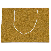 茶色の紙袋（白い取っ手付き） ラージペーパーバッグ (正面)