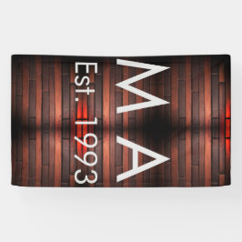 茶色の素朴なレンガ ストーン 追加 名前 年 月日 横断幕