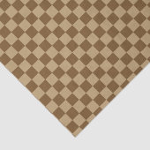 茶色の組み合わせクラシックチェッカーボード 薄葉紙 (詳細)