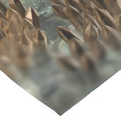 茶色の結晶の消音層 ショートテーブルランナー (コーナー)