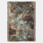 茶色の結晶の消音層 スローブランケット (正面縦)