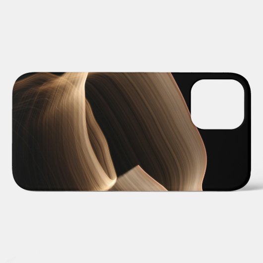 茶色の絹 Case-Mate iPhoneケース (裏面 (横))