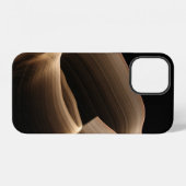 茶色の絹 iPhoneケース (裏面横)