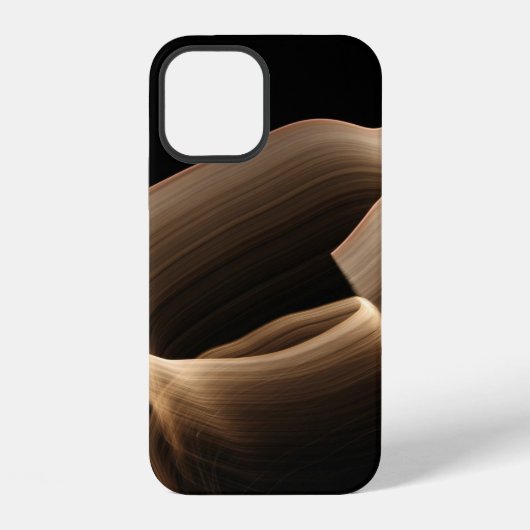 茶色の絹 iPhoneケース (裏面)