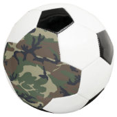 茶色の緑の迷彩 サッカーボール (3/4)